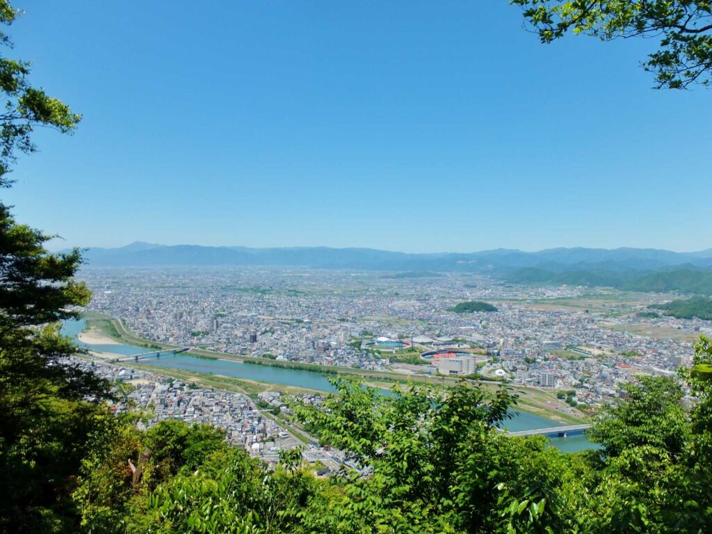 岐阜市の遠景