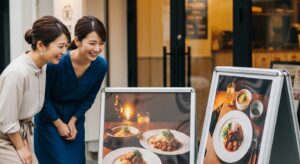 業種別の集客用看板活用術！飲食店の集客を最大化する効果