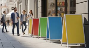 デザインで変わる集客用看板！色の心理的影響と導入のメリット